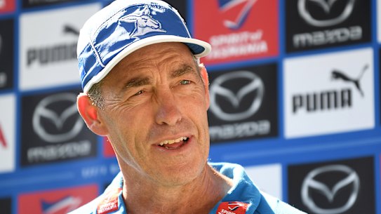 North Melbourne coach Alastair Clarkson will not be on the shared flight home with his former club.