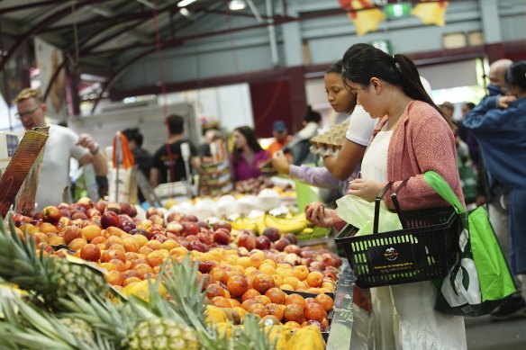 Food was a major driver of inflation in the first three months of the year.
