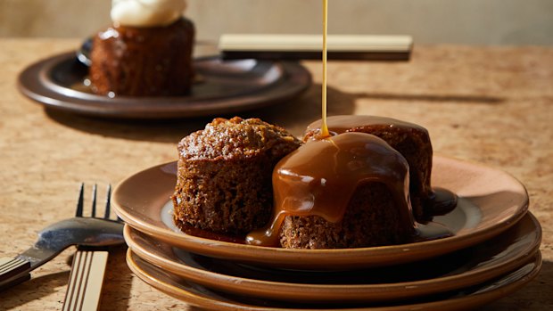 Sticky date pudding with rich caramel sauce is a perfect treat for those avoiding gluten.