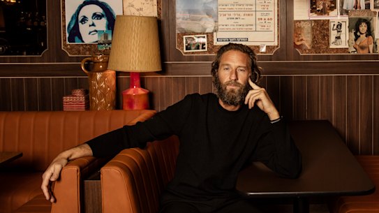 Justin Hemmes at Jimmy’s Falafel, Sydney. 