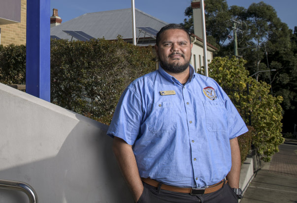 NSW police Aboriginal community liaison officer Jimmahl Williams says he wants young people to be proud of their Indigenous heritage. 