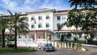 Welcome to the recently restored Raffles Grand Hotel d’Angkor. Its limousine fleet includes this 1968 Mercedes saloon.