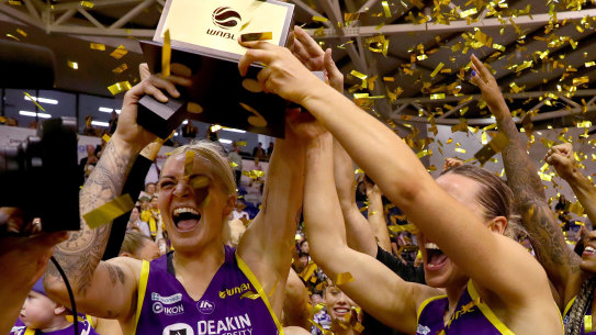 The Boomers won the WNBL title in the 2021-22 season.