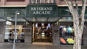 Brisbane Arcade from Queen Street Mall 