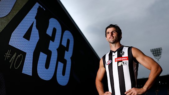 Collingwood Magpies champion Scott Pendlebury ahead of his 433rd AFL match.