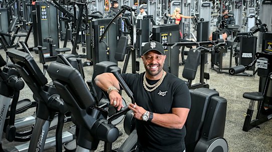 Derrimut 24:7 Gym owner Nikolaos Solomos inside the Port Melbourne centre.