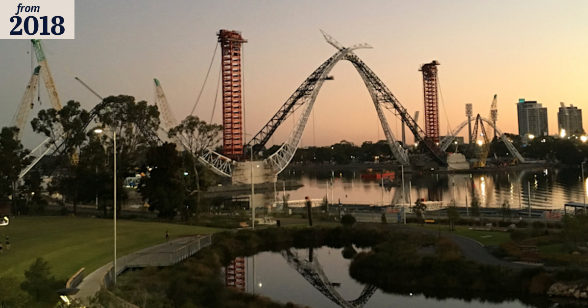 Perth Stadium footbridge opening delayed again