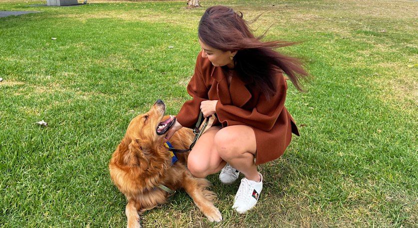 How Angel’s ‘soul dog’ helped her overcome trauma
