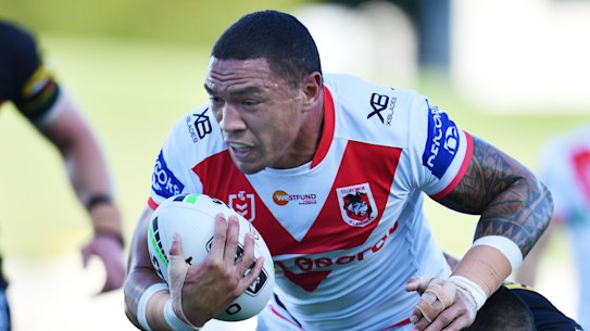 Newcastle-bound Dragons forward Tyson Frizell is among the players who could have been affected had the NRL season continued into November.