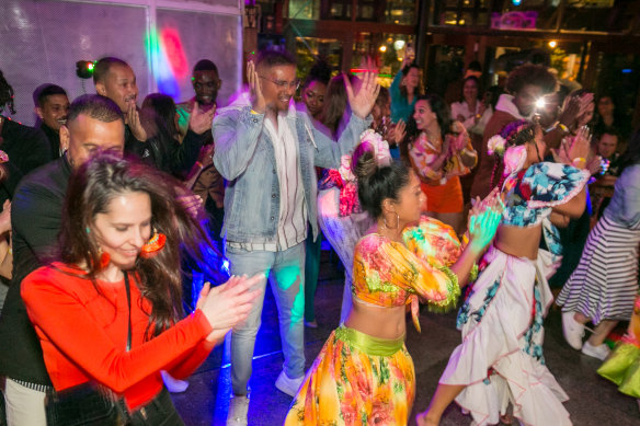 Chef Alick Matewa provided the food at new food and dance event Klub Afreaka.