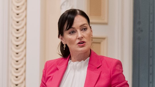 Former Minister for Children Leanne Linard took the witness stand for the child safety commission on Thursday.