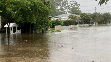Brisbane’s Chelmer was inundated.