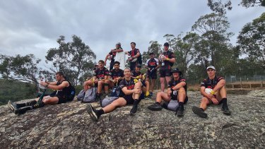 Panthers juniors undertake a development program in the bush.