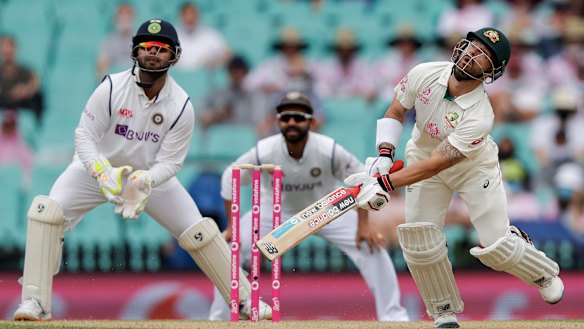 Matthew Wade was dismissed for 13 on day two. 