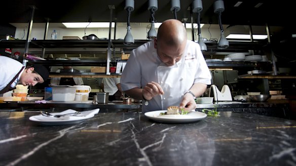 George Calombaris at the Press CLub in 2012