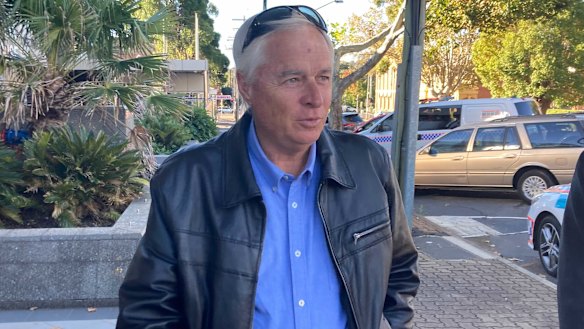 Brad Smart leaving Toowoomba Magistrates Court on Tuesday afternoon.