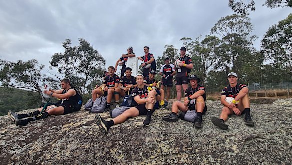 Panthers juniors undertake a development program in the bush.
