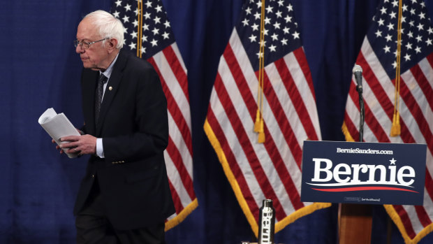 Wall Street welcomed the exit of Bernie Sanders from the presidential race.