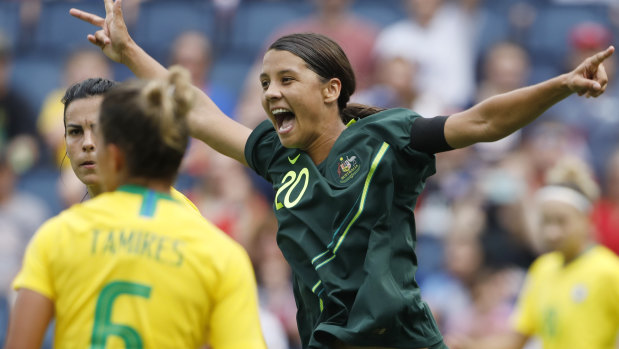 Sam Kerr has been shortlisted for the Ballon d'Or.