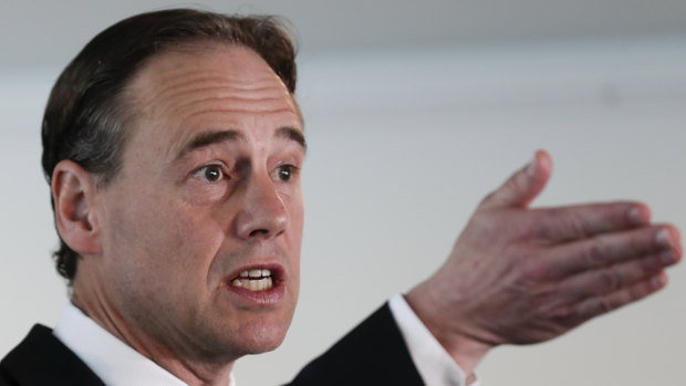 Health Minister Greg Hunt has strongly rejected Dr Wilyman's claims.