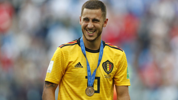 "I can decide if I want to stay or go but Chelsea will make the final decision": Eden Hazard after the third-place play-off at the World Cup.