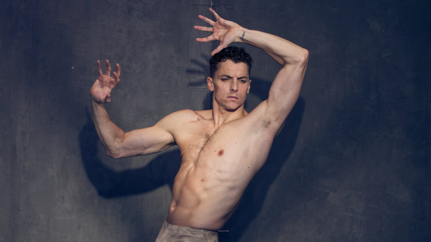 Kevin Jackson as Spartacus for a new production by The Australian Ballet.