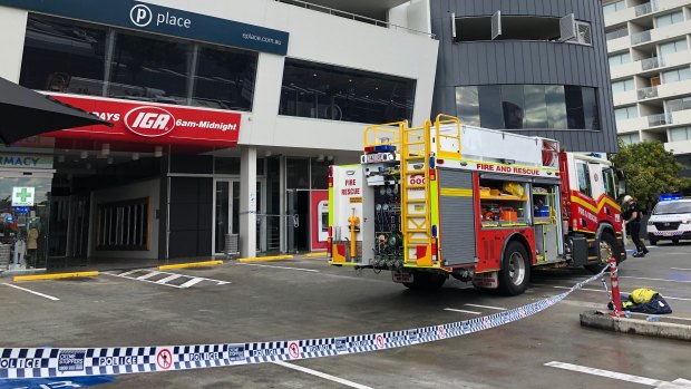 The East Brisbane IGA was extensively damaged by the blaze, which was first reported at 5am. 