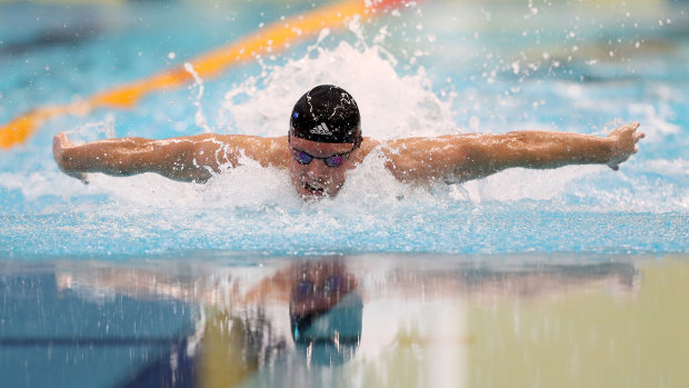 Kyle Chalmers claimed the 100m butterfly final at the national swimming championships.