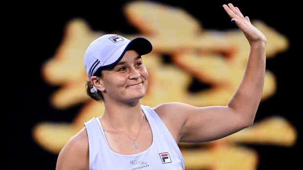 Ash Barty was dominant in the first round.