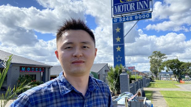 Oxley Motor Inn owner Bo Dong said it was essential the section of the Ipswich Motorway was improved because customers drive past the motel before finding it.