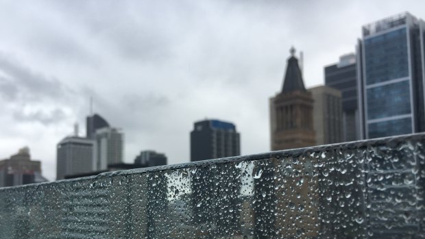 Brisbane temperatures dropped from 30s last week to late-20s this week and there is a higher chance of wet weather.