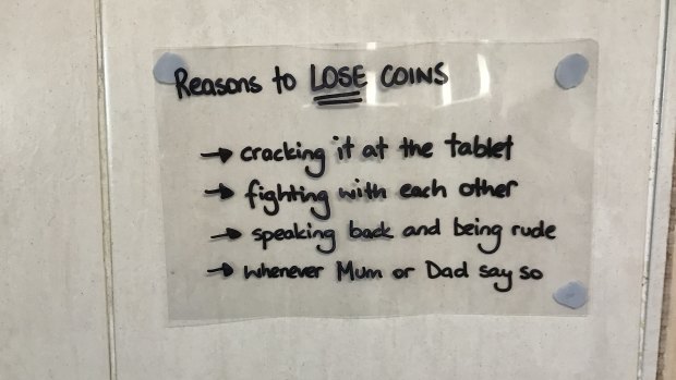 The scheme also includes reasons to lose coins.