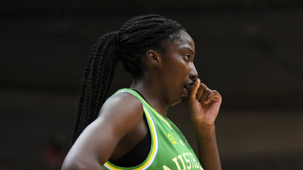 Ezi Magbegor and the Boomers attacked the basket in their win over Bendigo.