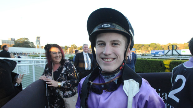 Born to ride: Sam Weatherley is enjoying a successful stint with Sydney's leading trainer.