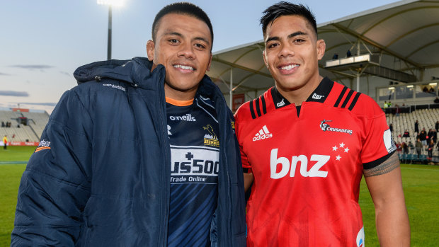 Brothers Allan and Michael Alaalatoa are rivals at club and now international level.