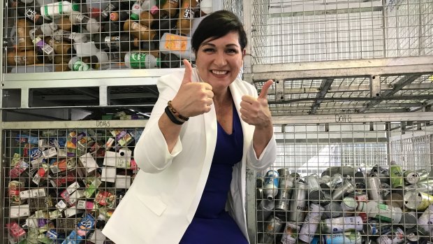 Environment Minister Leeanne Enoch gave Queenslanders the thumbs up in November last year, when the state surpassed 1 billion recycled containers. Eight months later, the scheme has collected 2 billion containers.