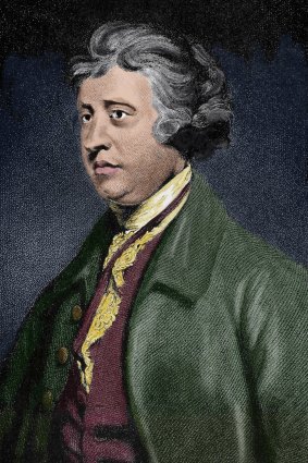 The father of conservatism, philosopher-politician Edmund Burke.