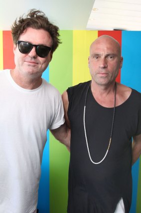 Angus McDonald from Sneaky Sound System and Icebergs owner impressario Maurice Terzini are the duo behind Sydney’s longest-running NYD party.
