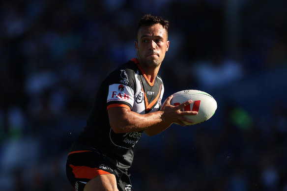 Under-siege Wests Tigers playmaker Luke Brooks