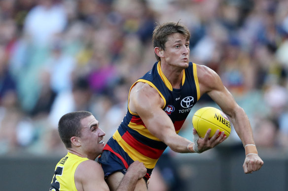 Matt Crouch of the Crows.