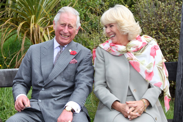 The Prince and Camilla on tour in New Zealand in 2015.