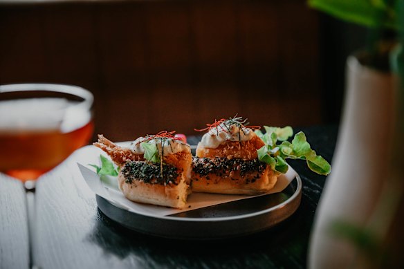 Ruby, My Beloved Lobster with panko crumble and gribiche on brioche.