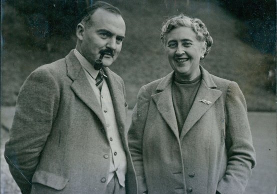 Agatha Christie seen in 1946 with her husband, Max Mallowan, whom she married after her first marriage collapsed.