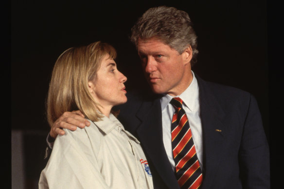Hillary with Bill in 1992.