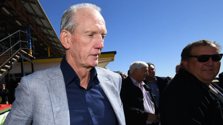 Hear no evil: Wayne Bennett could not be reached by the Broncos hierarchy to inform him of their decision. 