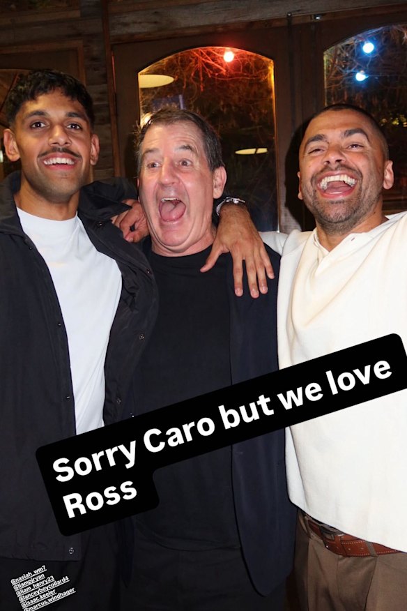 Bradley Hill shared this post on Instagram in defence of his coach.