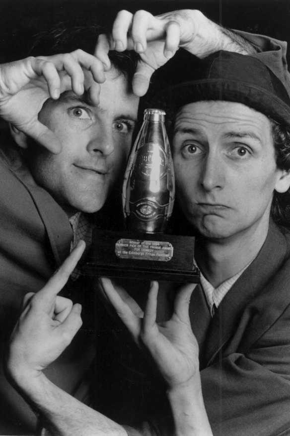 Colin Lane and Frank Woodley won the top prize in Edinburgh, then called the Perrier, in 1994.