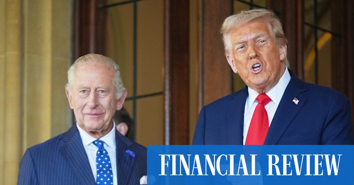 The King and Donald Trump both have unwanted experience of involvement in shooting incidents. The royal visit will go ahead after changes based on security advice.