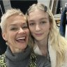 Jessica Rowe and her daughter, Allegra.