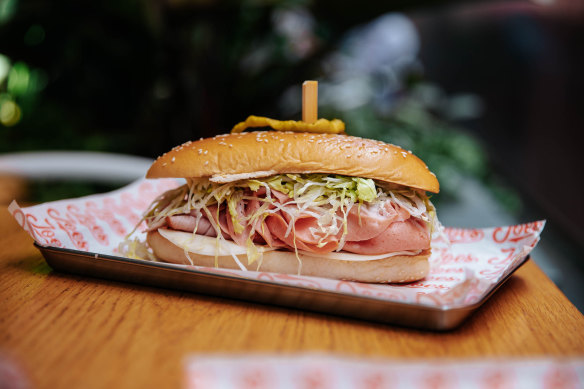 The JD Classic sandwich at Joe’s Deli.